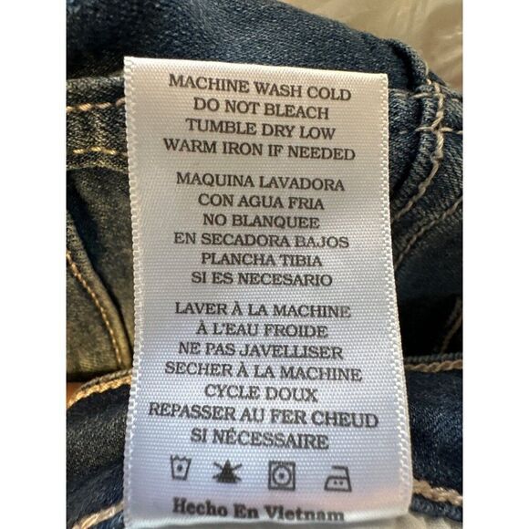 KANCAN HI-RISE ANKLE SKINNY DISTRESSD JEANS KC8342MSize 28 - Picture 11 of 14